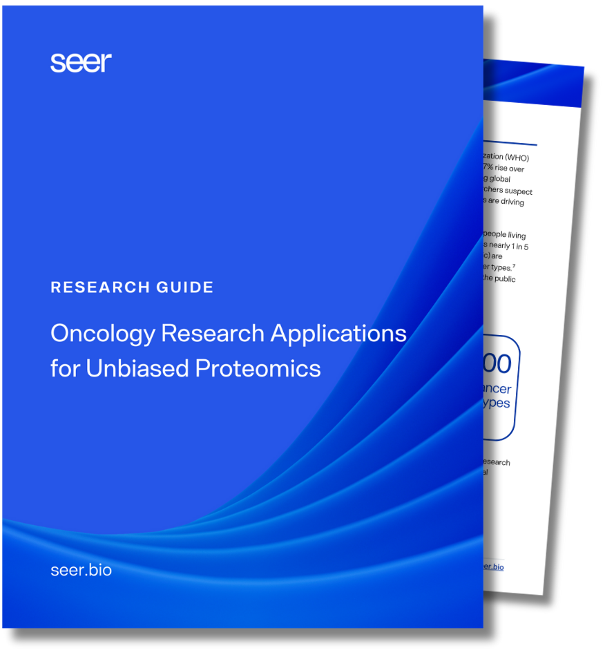 Research Guide from Seer: Oncology Research Applications for Unbiased Proteomics
